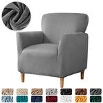 fauteuil moderne velours gris jaune beige turquois lavable salon chambre printemps été