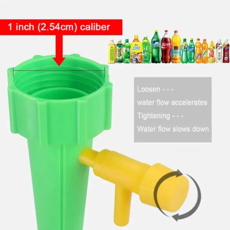 arrosage gouttelettes kit plantes auto arrosage bleu vert bouteille plastique valve ajustable modernes pratique