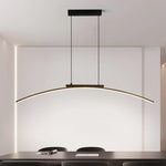 lampe suspendue or noir moderne minimaliste réglable hauteur éclairage salon chambre led