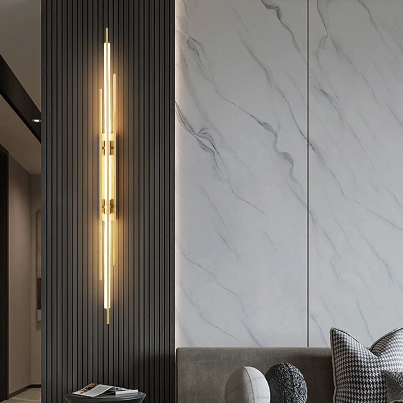 lampe murale moderne argentée dorée éclairage cuisine chambre salon 2000 82000lm LED 90 260V