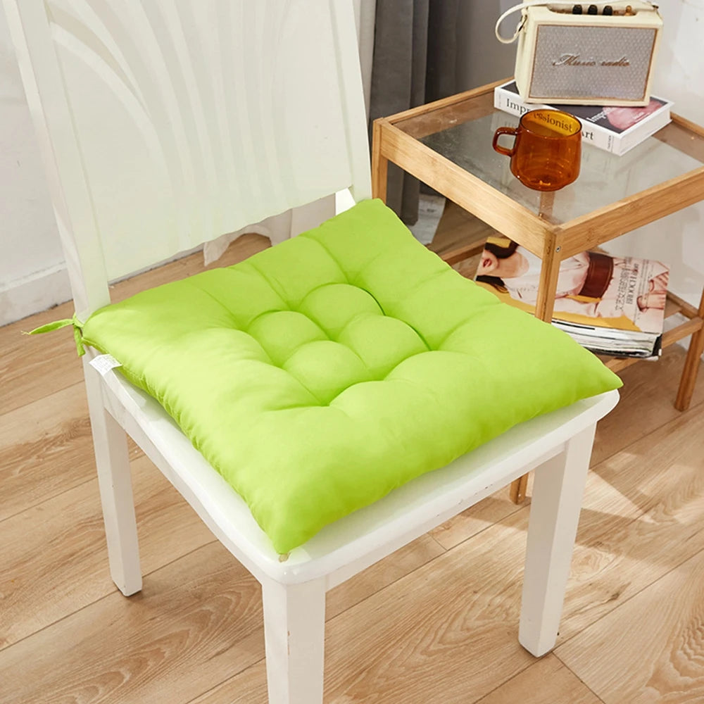 coussin carré moderne rose clair uni lavable amovible anti dérapant mousse pu tissu 40x40cm