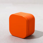 boîtes carrées modernes 55mm 43mm noir gris bleu rouge vert orange respectueux environnement organisateur
