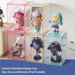 vitrine acrylique transparente boîte rangement empilable figurines jouets collectionnables protection anti poussière
