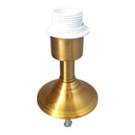base lampe table blanc doré finition brillante classique vis fixation métal e27