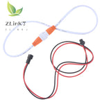 câble électrique blanc orange noir connecteur broches moderne plantation led lumière