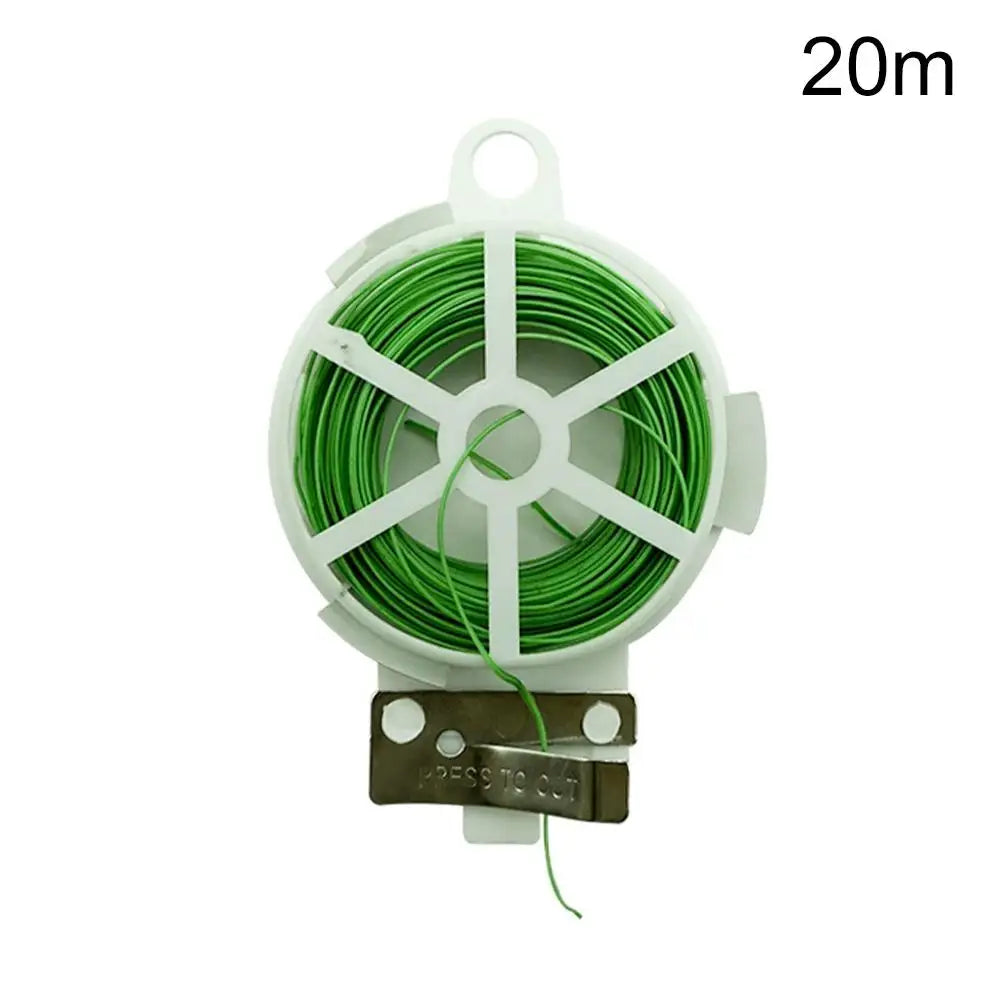 câble jardinage vert adhésif coupe fil support plantes moderne organisation