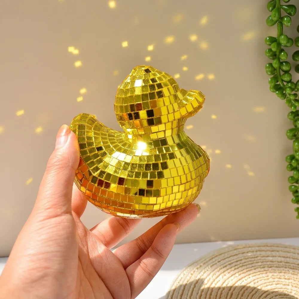 canard miroir disco or rose argent deco moderne chambre enfants