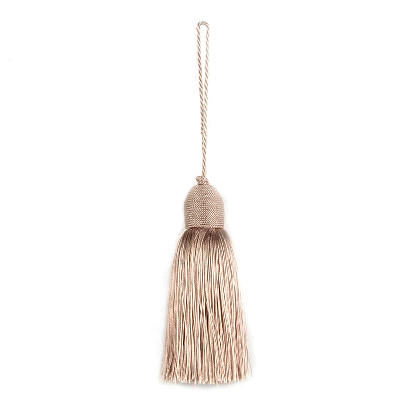 pompon décoratif moderne polyester 28cm blanc doré noir multicolore tissé opaques