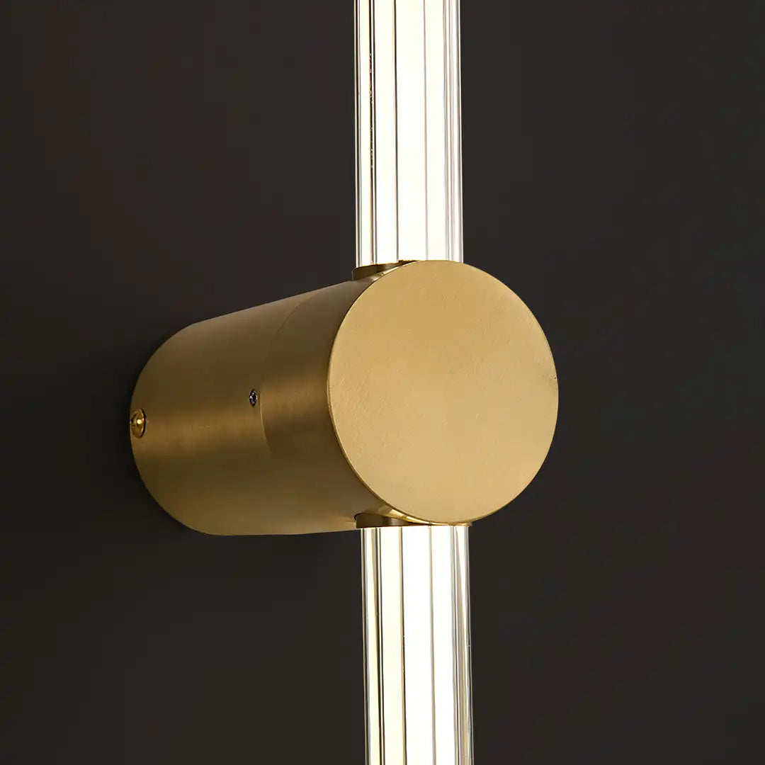 lampe murale moderne blanc doré transparente clip fixation éclairage quotidien minimaliste led 220v 110v