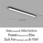 lampe led moderne finition bois blanc noir chambre cuisine salle manger