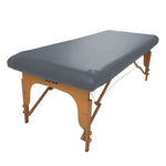 table massage gris noir brillante moderne coussin massage facile nettoyer