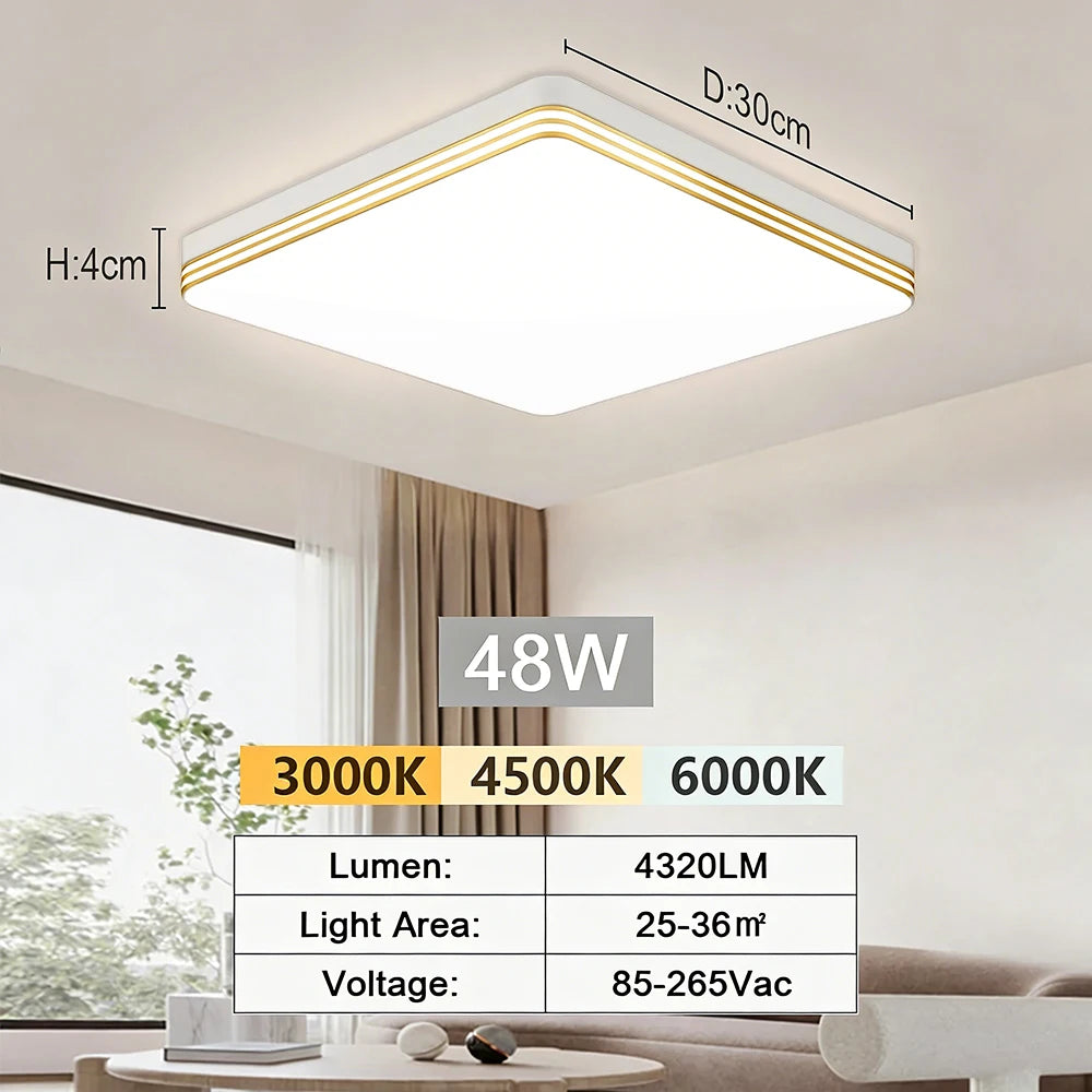 lampe carrée moderne blanc mat clips led facile chambre salon