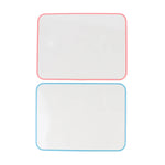tablette dessin noire verte bleue rose violette moderne minimaliste bordure colorée 30.5cm 23cm
