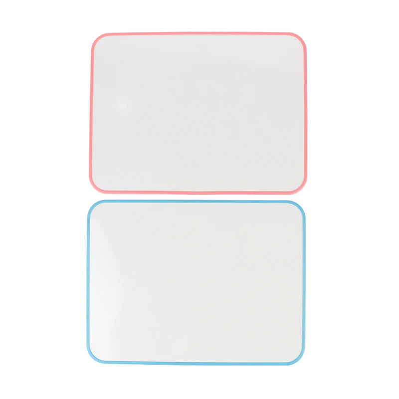 tablette dessin noire verte bleue rose violette moderne minimaliste bordure colorée 30.5cm 23cm