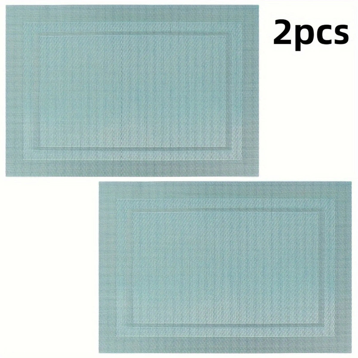 tapis table bleu clair rayures horizontales moderne pièces facile nettoyer résistant chaleur antidérapant polyestère