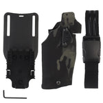 holster glock 17 19 lampe torch multicam camouflage noir mat vert ranger