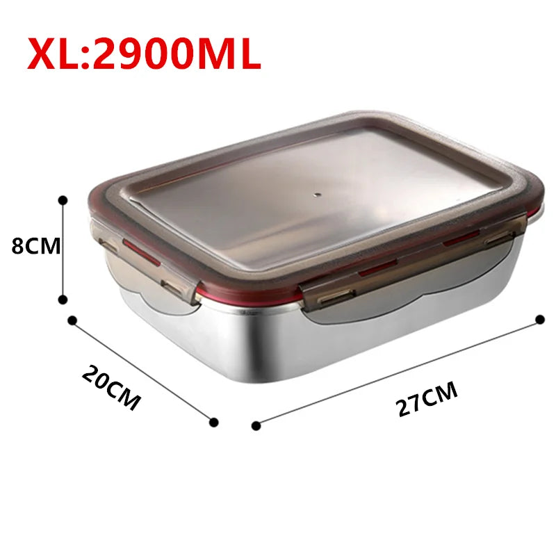 boîtes repas argentées clips rouges étanches micro ondes thermiques isolation moderne