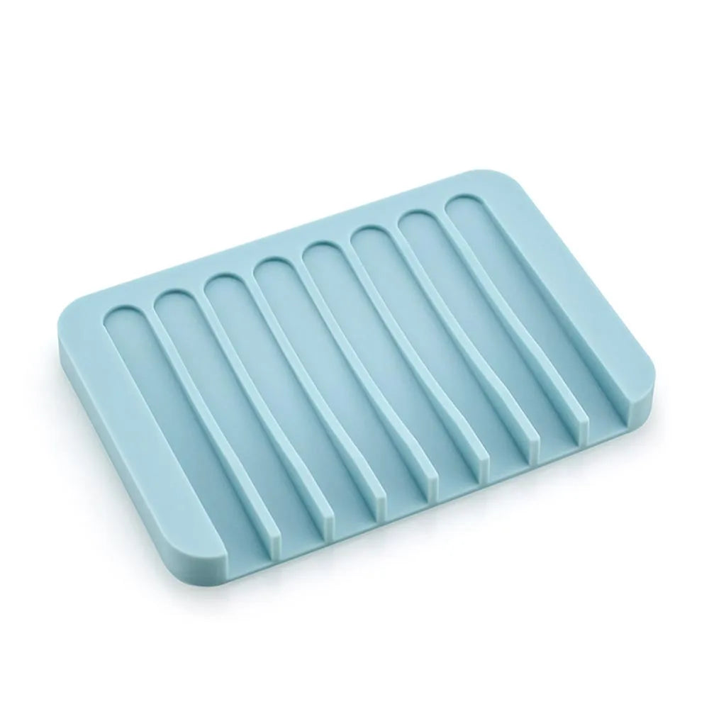 support savon silicone couleur rose moderne pratique antibactérien cuisine salle bain