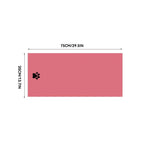 serviette bain animaux patte noire gris rose marron douce moderne absorbante 75cm 100cm