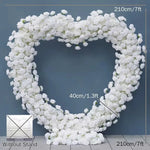 Arche fleurs rose romantique décoration extérieure mariage anniversaire événement table