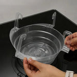 plateau suspendu cache pot transparent moderne pot fleurs crochets métalliques pratique 10 12 pouces