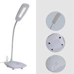 lampe led rechargeable usb veilleuse moderne tête orientable blanc rose bleu
