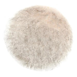 coussin moderne fourrure faux fourrage doux blanc noir rose gris beige marron jaune pâle