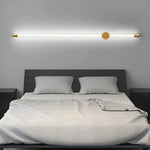 lampe murale moderne blanc doré transparente clip fixation éclairage quotidien minimaliste led 220v 110v