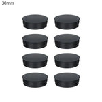 bouchons trou noirs plastique adhésifs pratiques pièces round variées dimensions