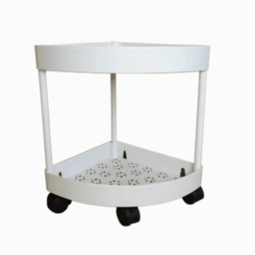 étagère roulettes moderne noire blanc multi niveaux réutilisable