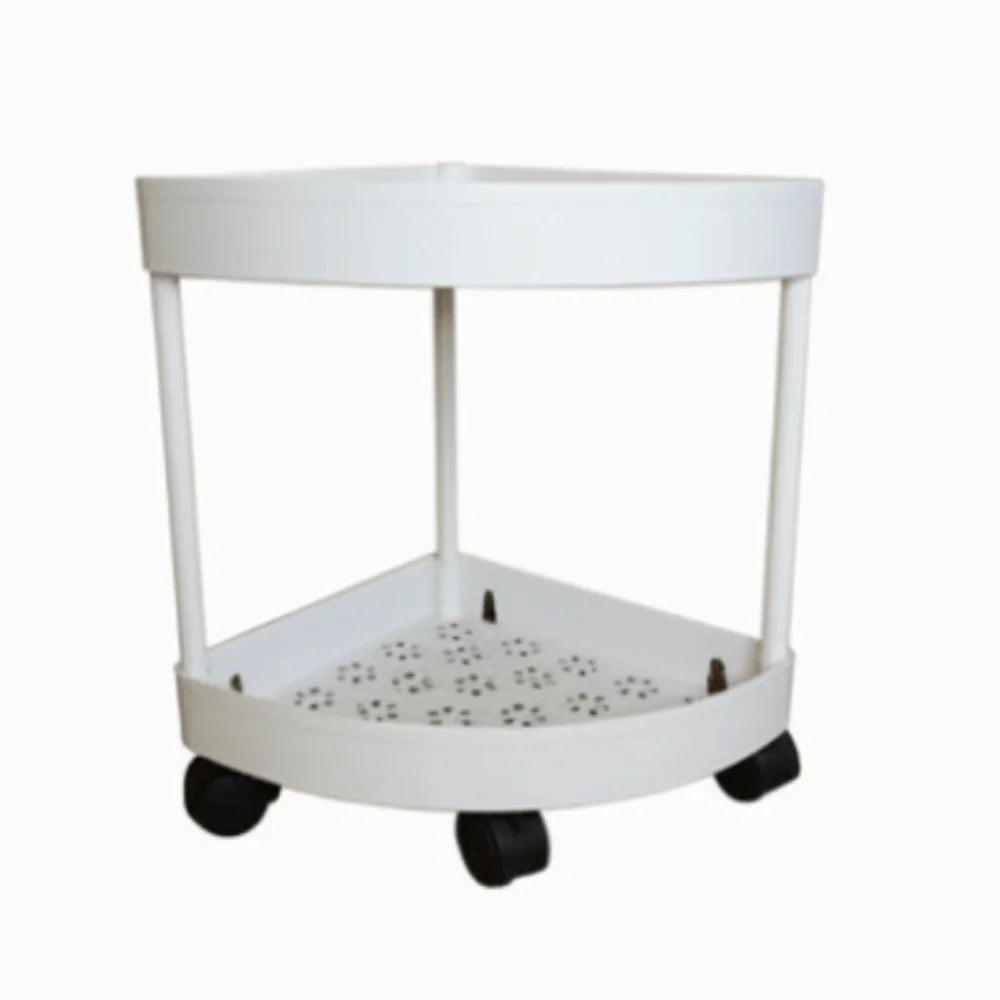 étagère roulettes moderne noire blanc multi niveaux réutilisable