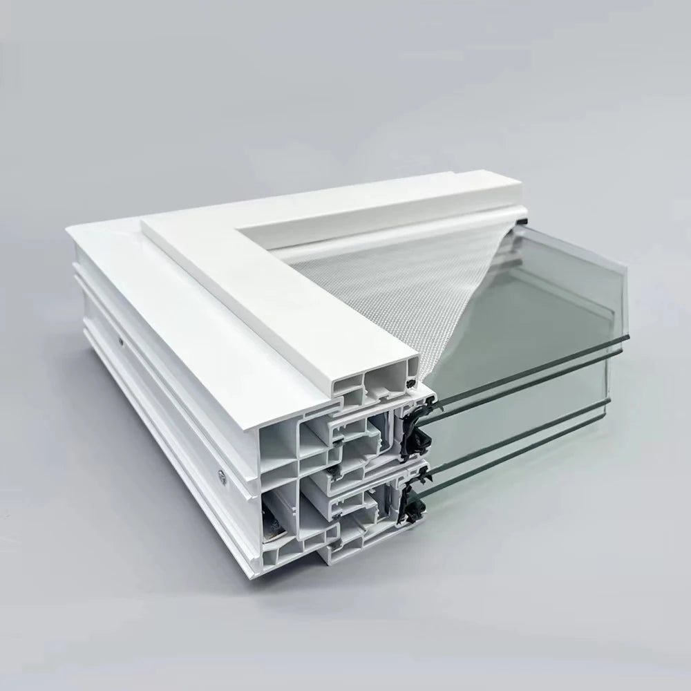 fenêtre pvc blanc moderne vitrage double vitre anti bruit étanche