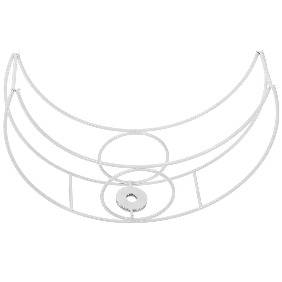 cadre parapluie blanc moderne eyelets diy lampshade bracket table light frame