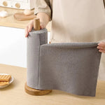 serviettes cuisine réutilisables microfibre rose bleu moderne respectueuses environnement tringle