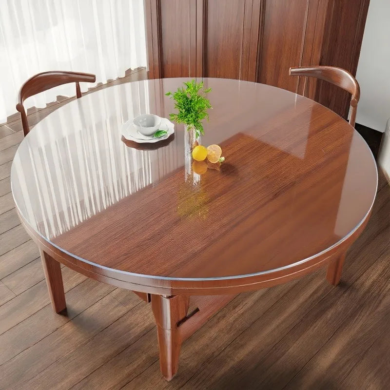 protège table moderne adhésif transparent 150cm pvc 0.7mm anti déversement imperméable table manger