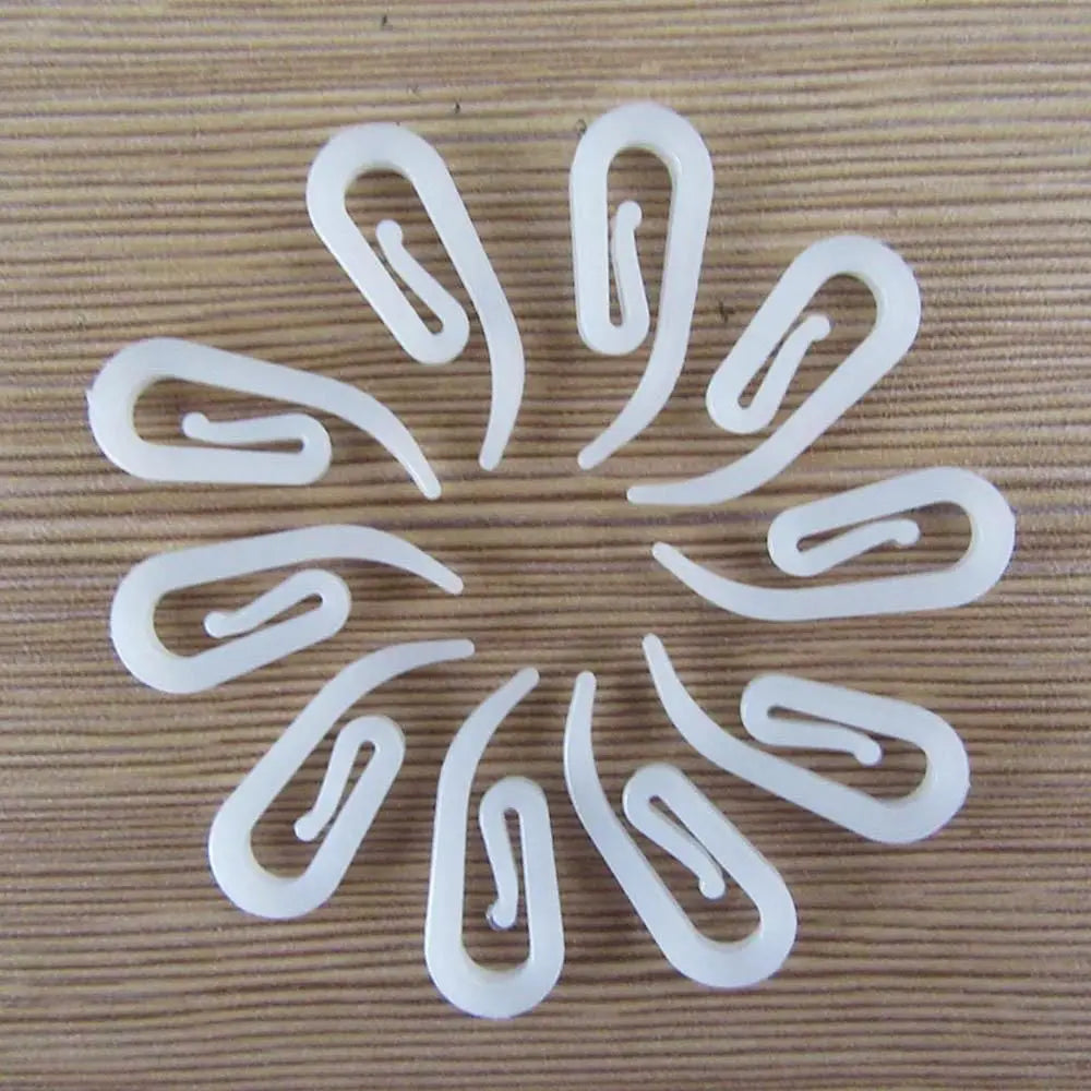 crochets suspension rideau blanc moderne plastique haute qualité 100 pièces minimalistes