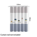 rideau douche moderne motifs floraux couleurs variées opaques anneaux métalliques 150cm 180cm