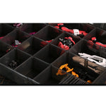 Organisation bureau avec boîte modulaire noire