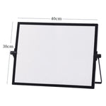 tableau blanc portable pliable moderne pieds effaçable double face opacité matériau aluminium blanc noir