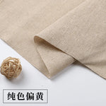 tissu brocart teint beige blanc rustique bohème semi transparent rideaux bricolage decorationOpaque