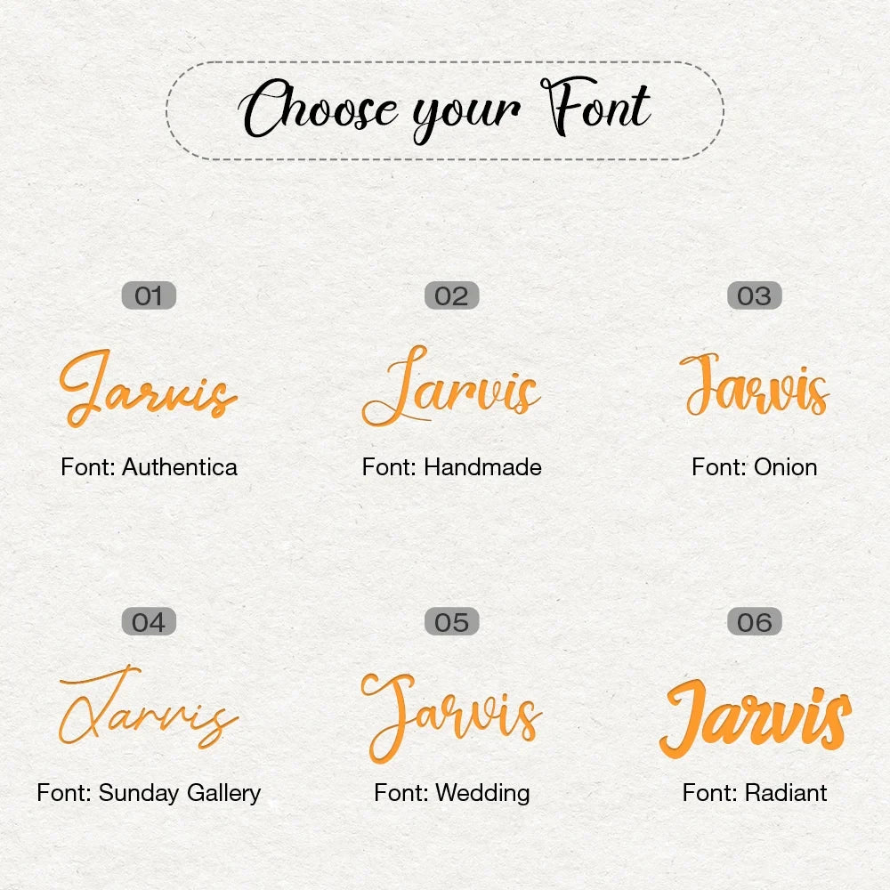 Variantes de couleurs disponibles pour le panneau personnalisé