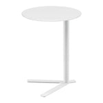 table d'appoint moderne table ronde acier inoxydable verre transparent minimaliste décoration maison plateau 48cm