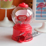 distributeur bonbons transparent classique rose jaune vert bleu noir blanc vintage