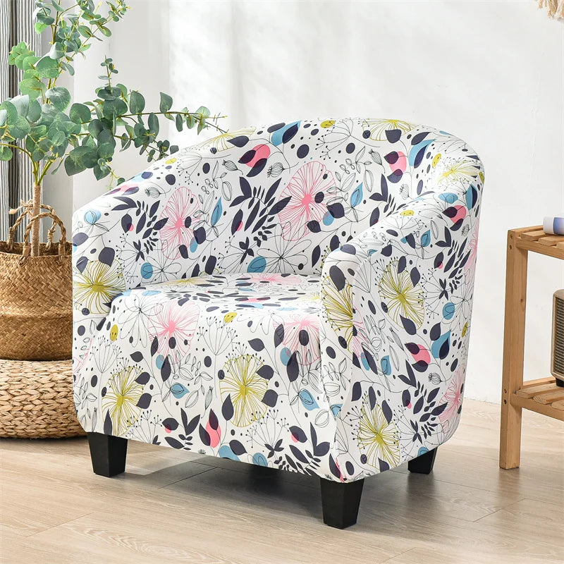 Coussin protection fauteuil moderne fleuri lavable maison restaurant chambre salon étudiants