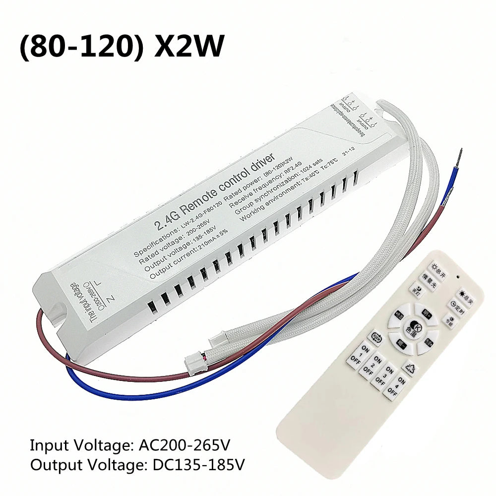 contrôleur lumière télécommande 24g rf variateur couleur led blanc électronique câbles connexion qr code