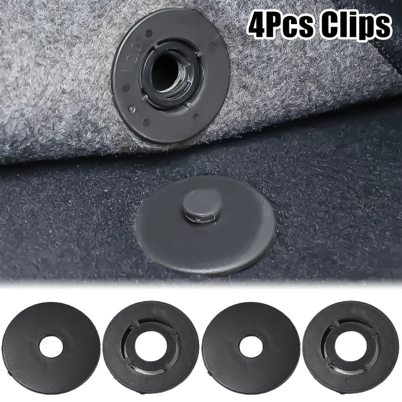 clips tapis sol noir pratique utilitaire pack clips tapis sol diametre 41mm ouverture 8mm
