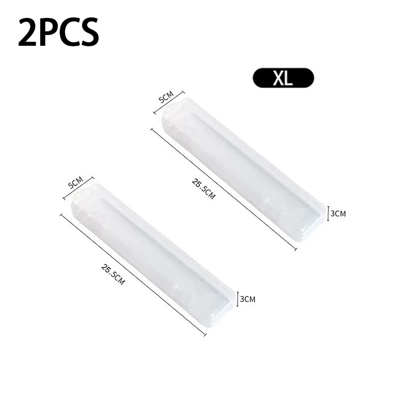 boîte rangement portable transparente clips respectueuse environnement utilisation multiple moderne pratique