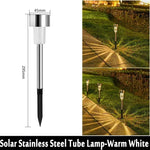 lampe solaire extérieure jardin led argentée noire moderne ip44 abs