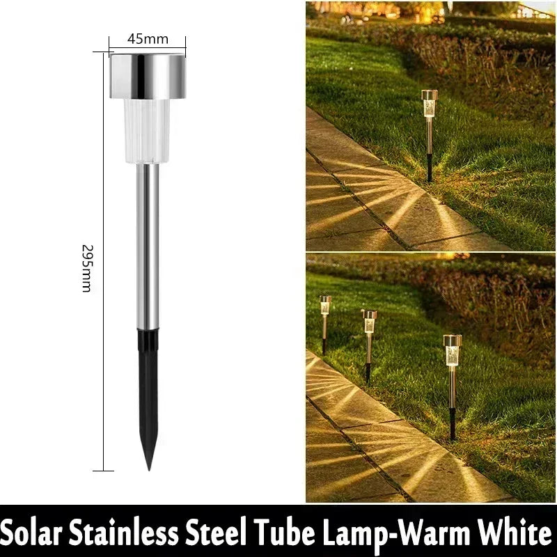 lampe solaire extérieure jardin led argentée noire moderne ip44 abs