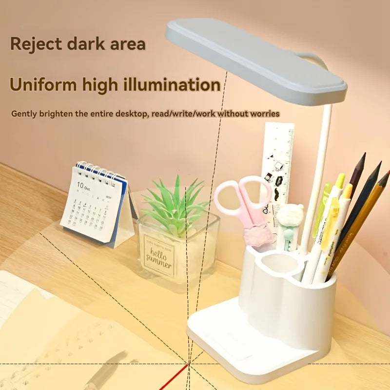 lampe moderne rechargeable usb blanc rangement smartphone stylos(calendar)